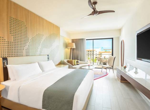 HYATT ZIVA CAP CANA - OCEAN VIEW ONE BEDROOM MASTER SUITE BEDROOM